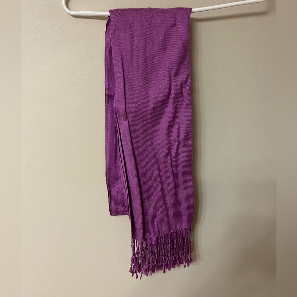 Purple scarf